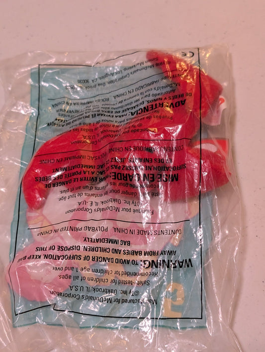 Pinchers - McDonald's / Ty Teenie Beanie Baby (Red, 1993, Plush, Toy, Vintage, Stuffed Animal, Retired)