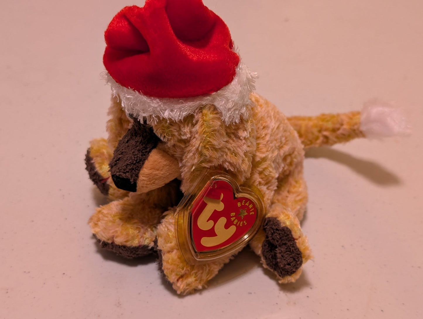 Jangle the Dog - Ty Beanie Baby (Gold, Brown, Red, 2001, Plush, Toy, MWMT, Stuffed Animal, Vintage, Retired, Plushie)