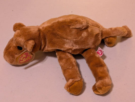 HUMPHREY the CAMEL TY BEANIE BUDDY - VINTAGE (MWMT, Vintage, Retired, with Tag, VTG, Stuffed Animal, Plush, Toy)