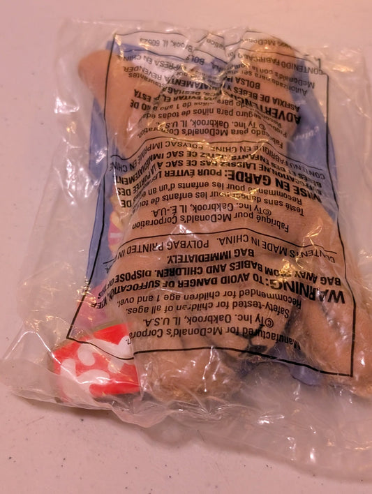 Spunky - McDonald's / Ty Teenie Beanie Baby (Brown, 1997, Plush, Toy, Vintage, Stuffed Animal, Retired)