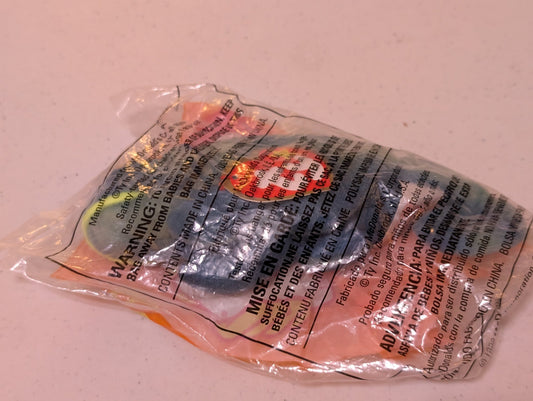 Iggy - McDonald's / Ty Teenie Beanie Baby (Multicolor, 1997, Plush Toy, Vintage, Stuffed Animal, Retired)