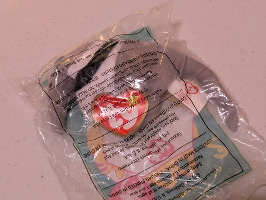 Peanut - McDonald's / Ty Teenie Beanie Baby (Blue, 1995, Plush Toy, Vintage, Stuffed Animal, Retired)