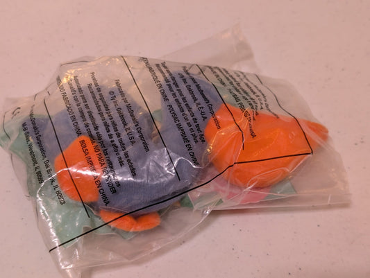 Scoop - McDonald's / Ty Teenie Beanie Baby (Multicolor, 1996, Plush Toy, Vintage, Stuffed Animal, Retired)