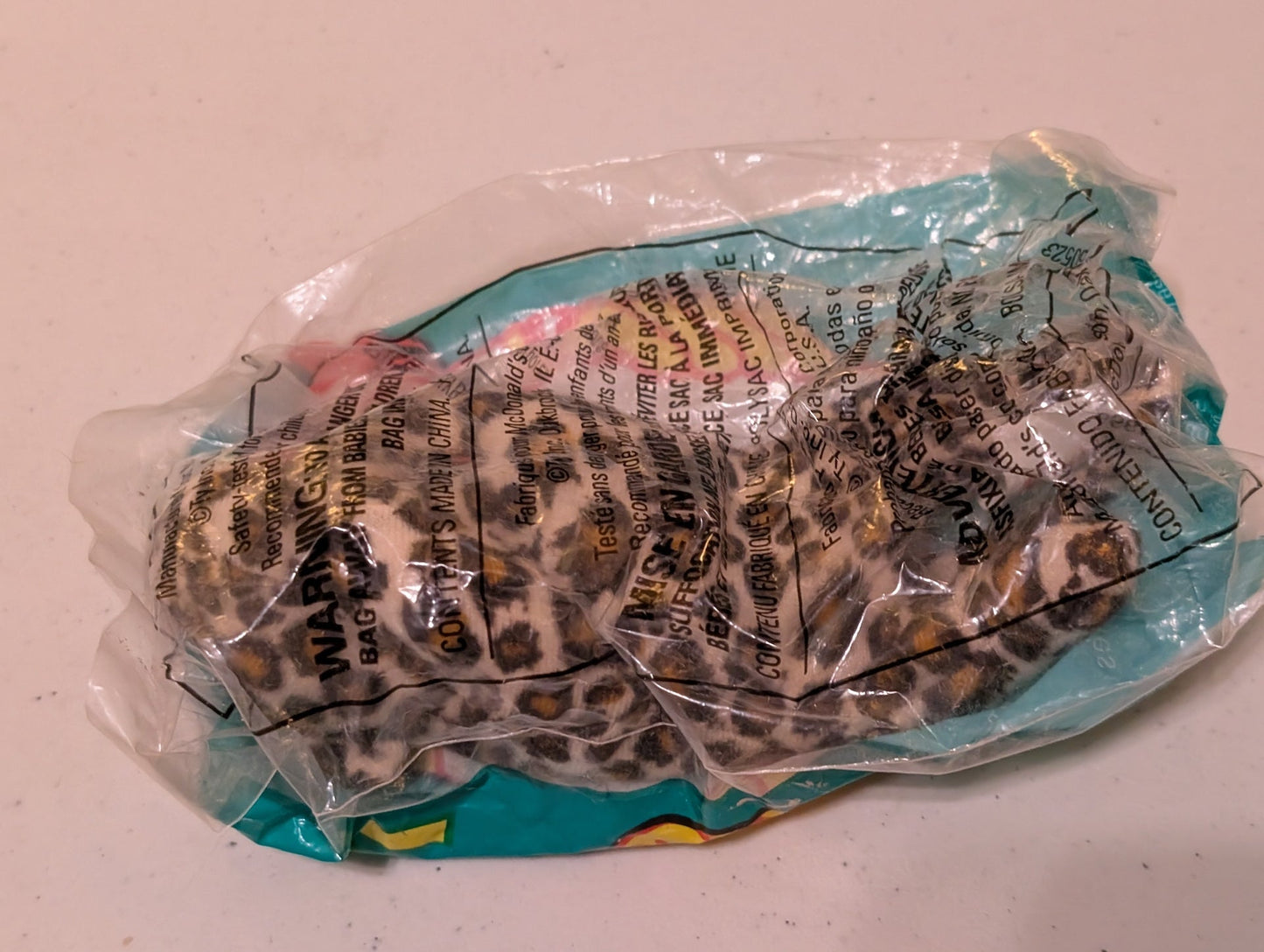 Freckles - McDonald's / Ty Teenie Beanie Baby (Tan, Black, 1996, Plush, Toy, Vintage, Stuffed Animal, Retired)