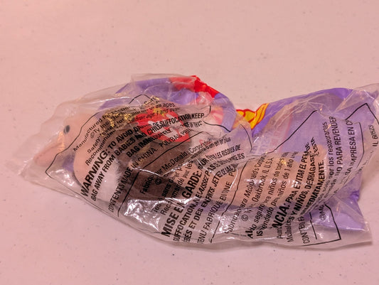 Doby - McDonald's / Ty Teenie Beanie Baby (Brown, Black, 1996, Plush Toy Vintage, Stuffed Animal, Retired)