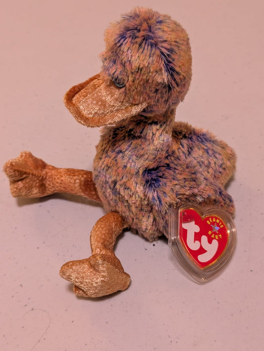 Jake the Duck - Ty Beanie Baby (Multi-Color, 1997, MWMT, Plush, Toy, Stuffed Animal, Vintage, Retired)
