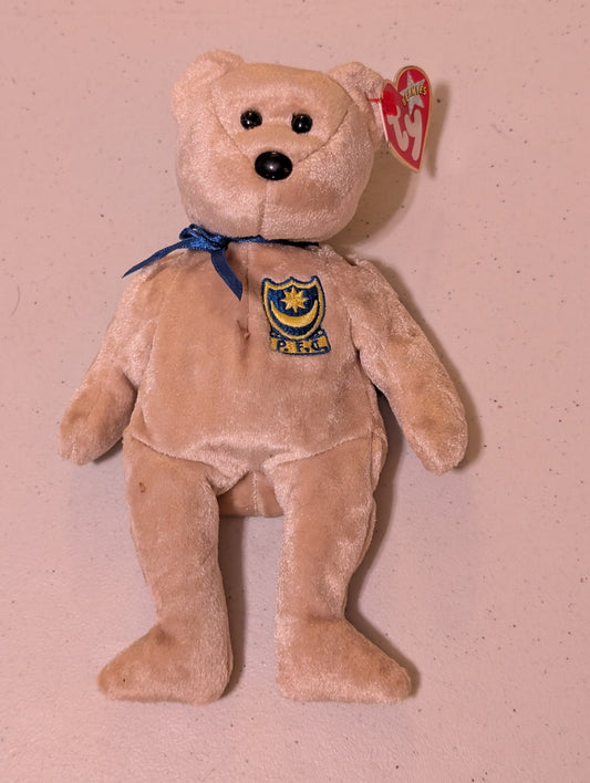Mellow the Bear - Ty Beanie Baby (Tan, 2000, MWMT, Plush, Toy, Stuffed Animal, Vintage, Retired)
