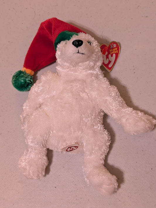 Jangle the Polar Bear - Ty Beanie Baby (White, 2001, MWMT, Plush, Toy, Stuffed Animal, Vintage, Retired)