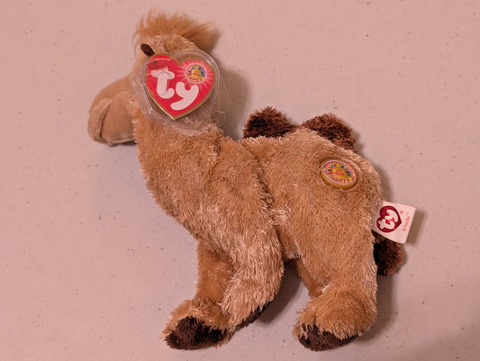 Khufu the Camel - Ty Beanie Baby (Tan, Brown, 2001, MWMT, Plush, Toy, Stuffed Animal, Vintage, Retired)