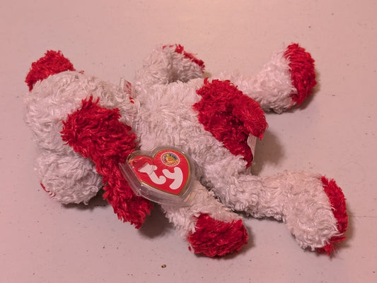 Arf the Dog - Ty Beanie Baby (White, Red, 2002, MWMT, Plush, Toy, Stuffed Animal, Vintage, Retired)