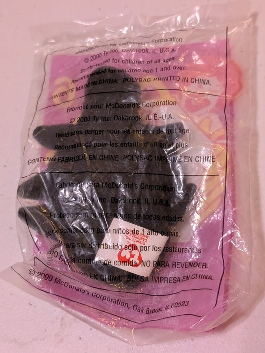 Bumble the Bee - McDonald's / Ty Teenie Beanie Baby (Black, Yellow, 2000, Plush, Toy, Vintage, Stuffed Animal, Retired)