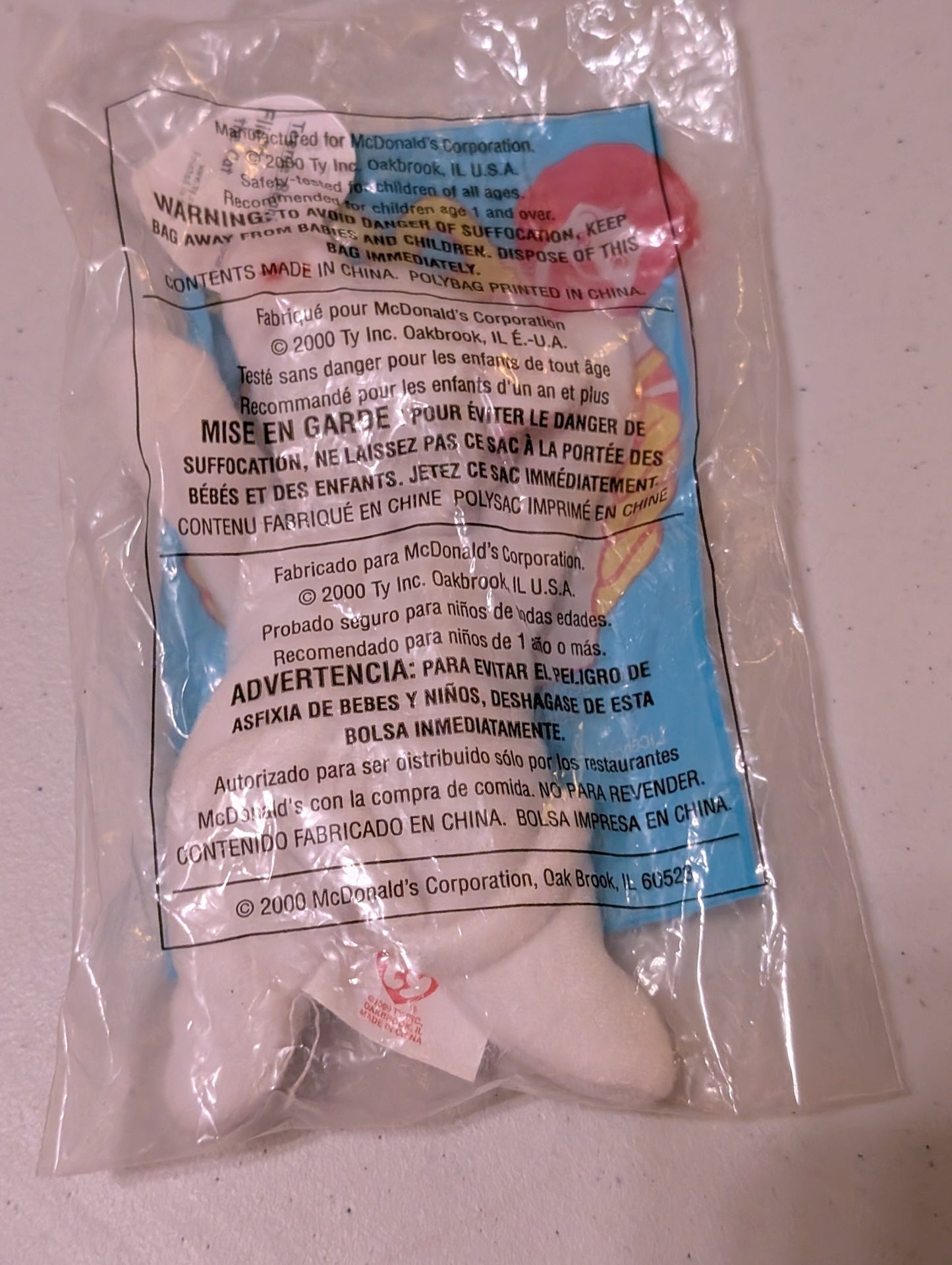 Schweetheart the Orangutan - McDonald's / Ty Teenie Beanie Baby (Pink, Brown, 2000, Plush, Toy, Vintage, Stuffed Animal, Retired)