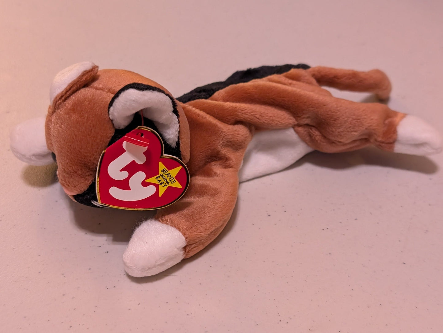 Chip the Calico Cat - Ty Beanie Baby (Brown, Black, 1996, Vintage, MWMT, Plush, Toy, Stuffed Animal, Retired)