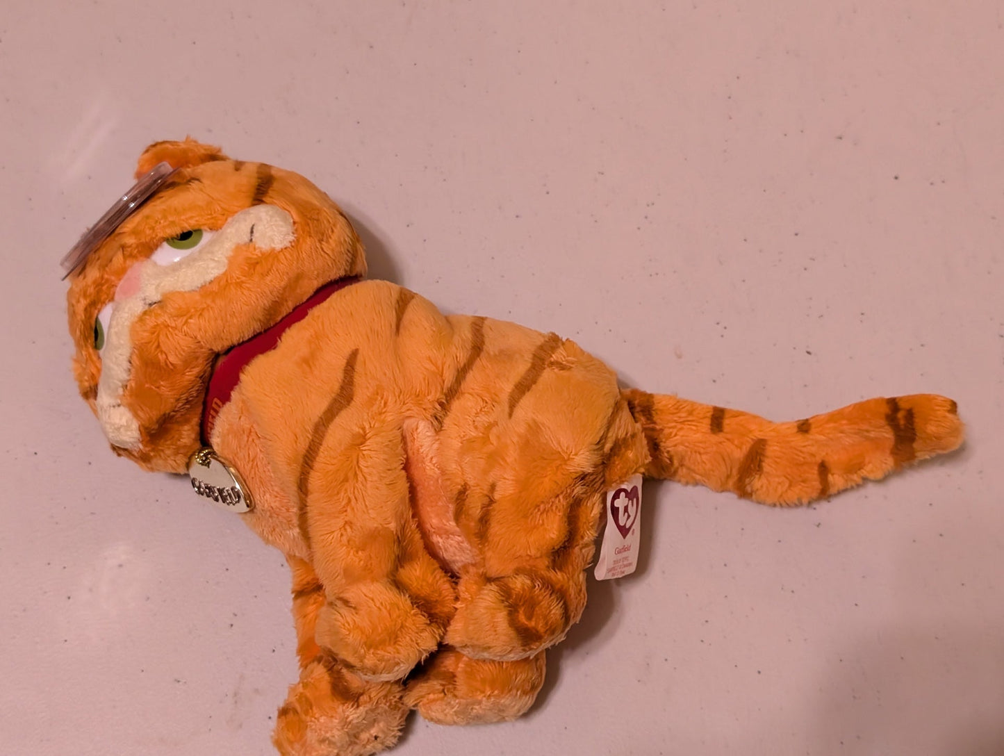 Garfield the Cat - Ty Beanie Baby (Orange, 2004, Vintage, MWMT, Plush Toy, Stuffed Animal, Retired)