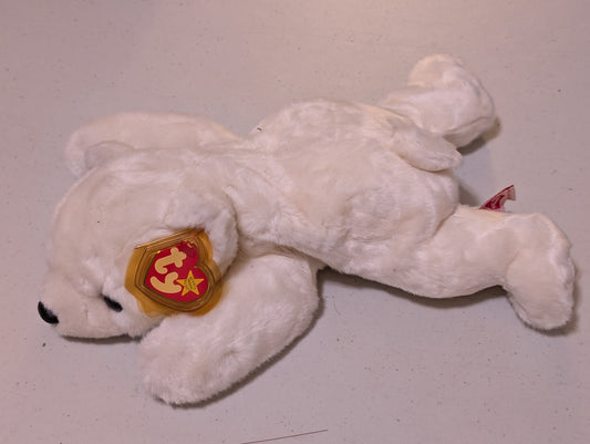 CHILLY the Polar Bear  Ty Beanie Buddy  (13 Inch) MWMTs Plush Stuffed Animal Toy (MWMT, Vintage, Retired, with Tag, VTG, Stuffed Animal, Plush, Toy)