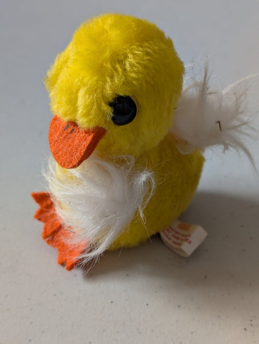 Vintage Easter Chick - Unbranded Plush Toy (Yellow, 1980s, Chick)