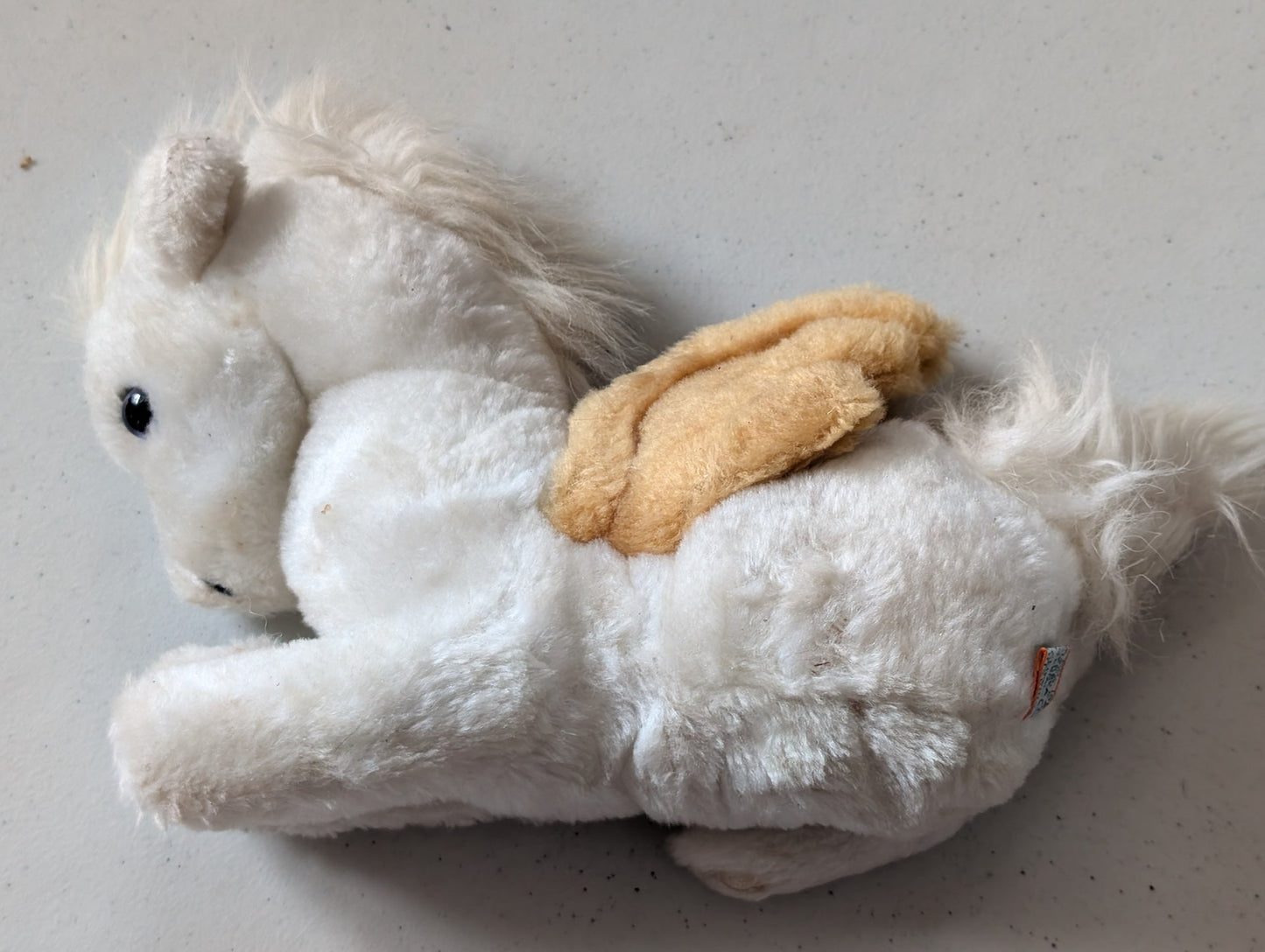 Vintage Pegasus - Unbranded Plush Toy (White, 1980s, Pegasus)