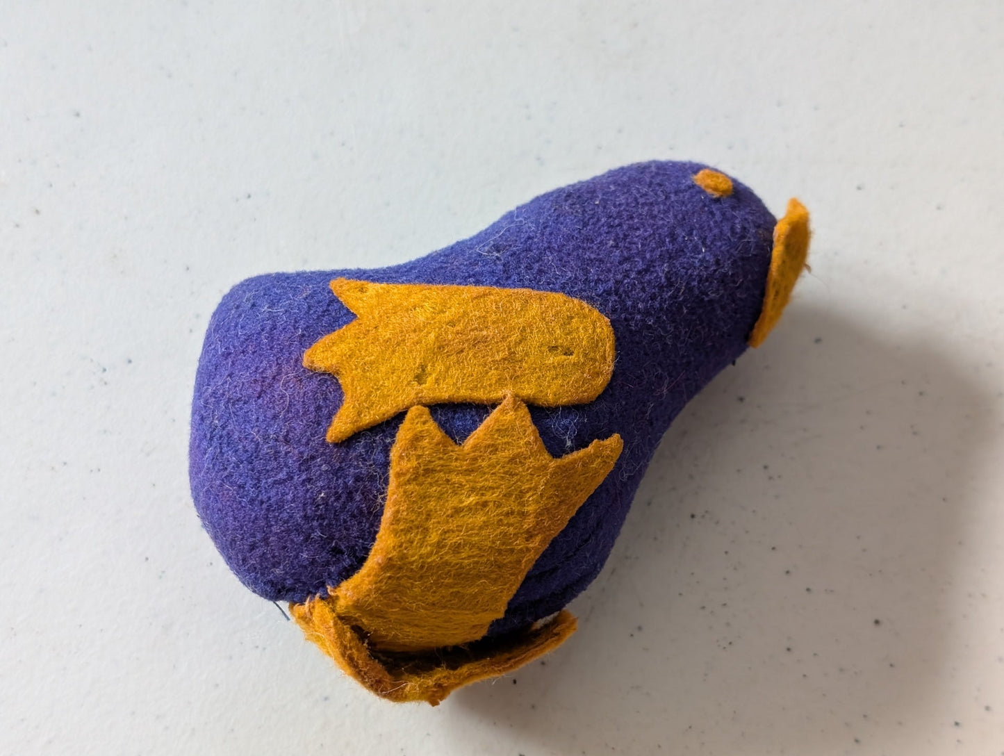 Felt Penguin - Unbranded Plush Toy (Blue, Yellow, 1980s, Penguin)