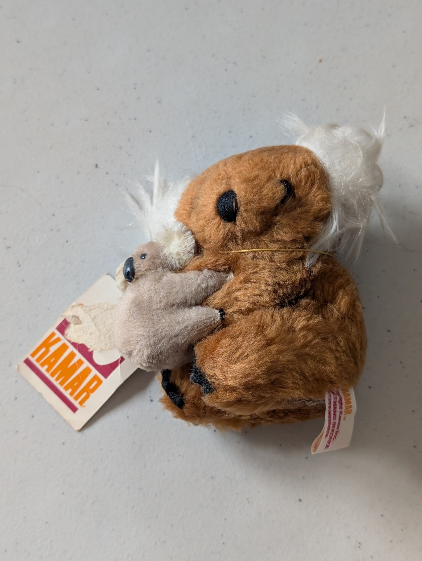 Koala with Baby - Kamar Plush Toy (Brown, White, 1970s, Koala)