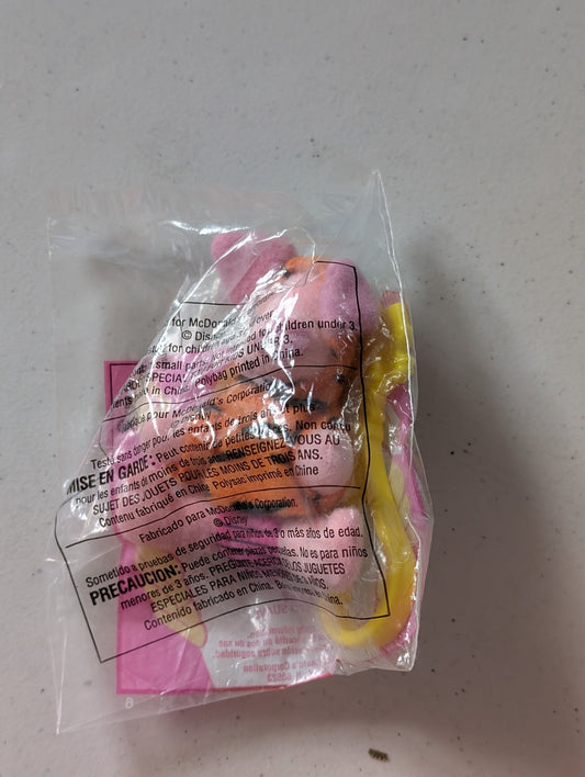 Winnie the Pooh Keychain - Kanga & Roo - McDonald's / Disney Happy Meal Toy (Brown, 1999, Keychain)