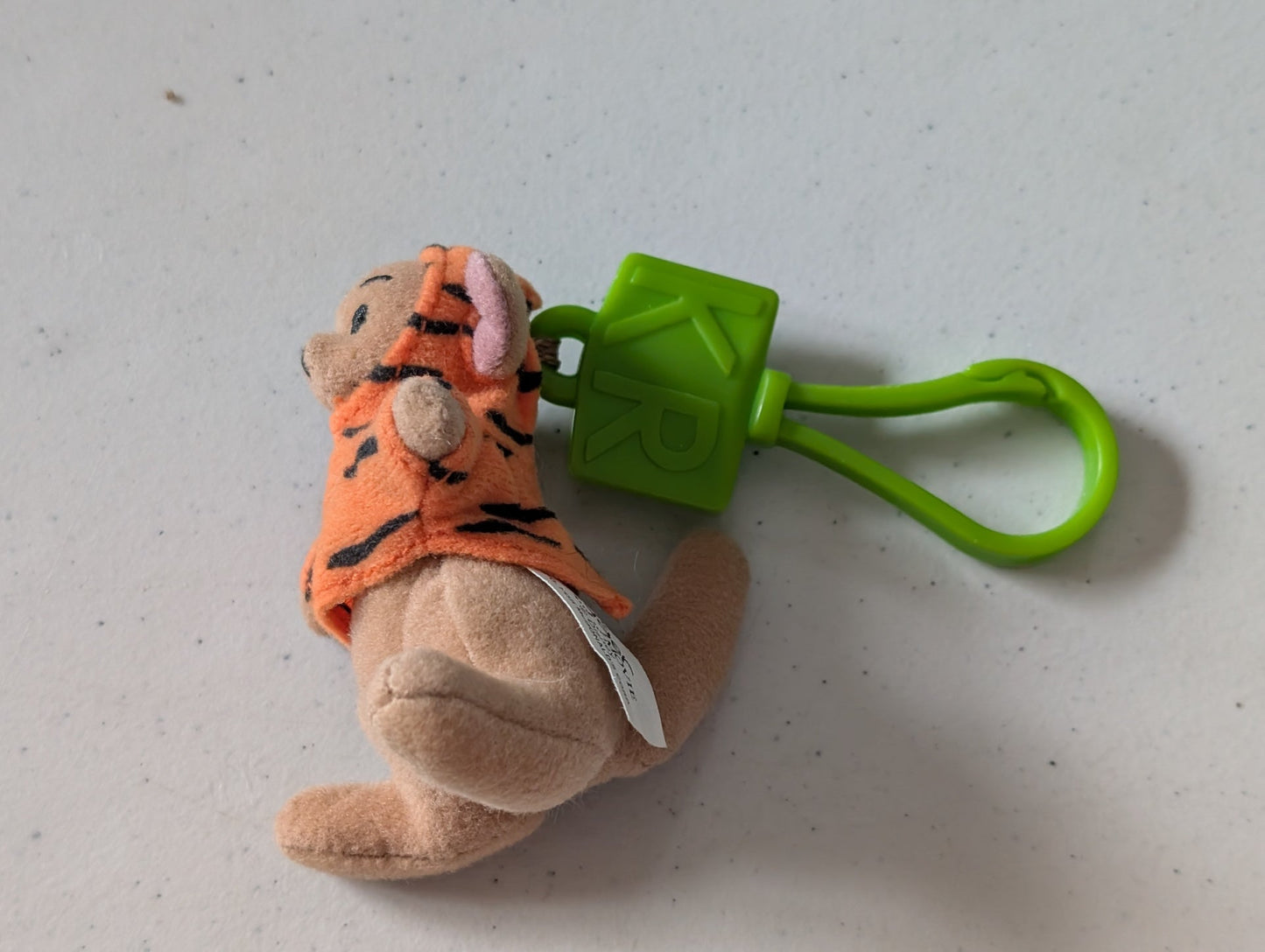 Winnie the Pooh Keychain - Kanga & Roo - McDonald's / Disney Happy Meal Toy (Brown, 1999, Keychain)
