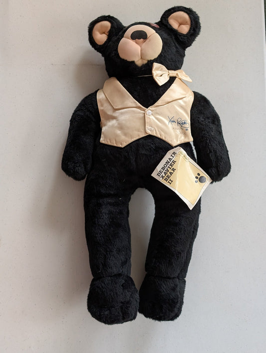 Debonair Xavier Roberts Bear II 2269/2500 Soft Sculpture 1983 Cabbage Patch  (Vintage, Retired, VTG, Stuffed Animal, Plush, with Tag, Toy, Large)