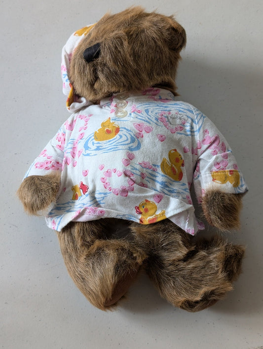 Duck Pajamas Bear by Nick and Nora Dakin (MWMT, Vintage, Retired, VTG, Stuffed Animal, Plush, Toy, Nick and Nora)
