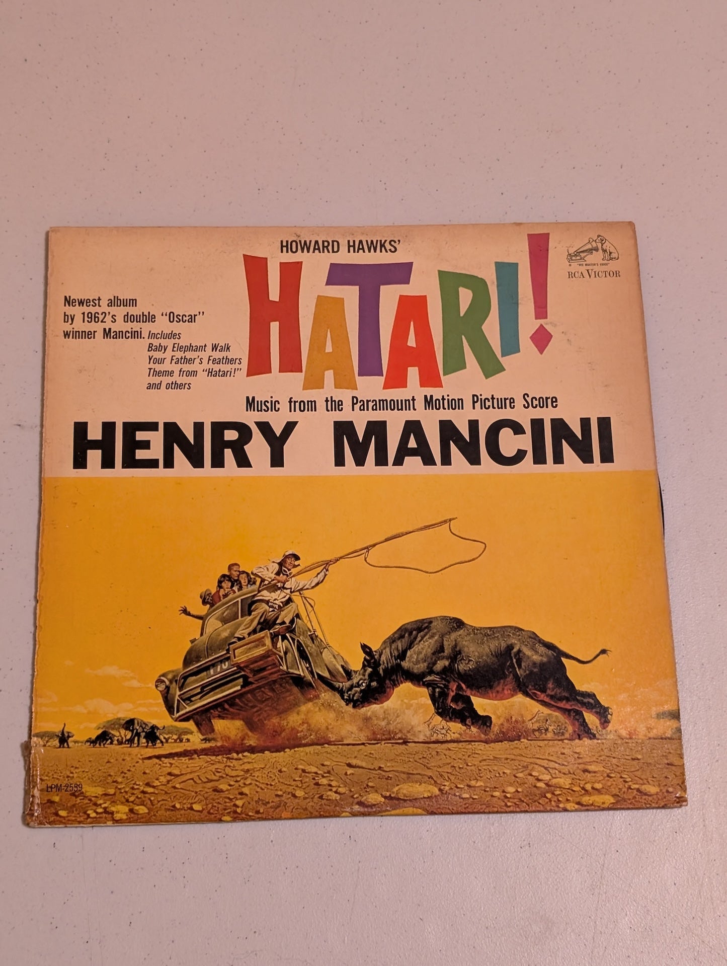 Henry Mancini  Howard Hawks' Hatari!  RCA Victor  LPM-2559