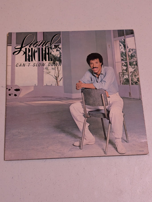 Lionel Richie Cant Slow Down Vinyl Record Album LP 1983 Motown- 6059
