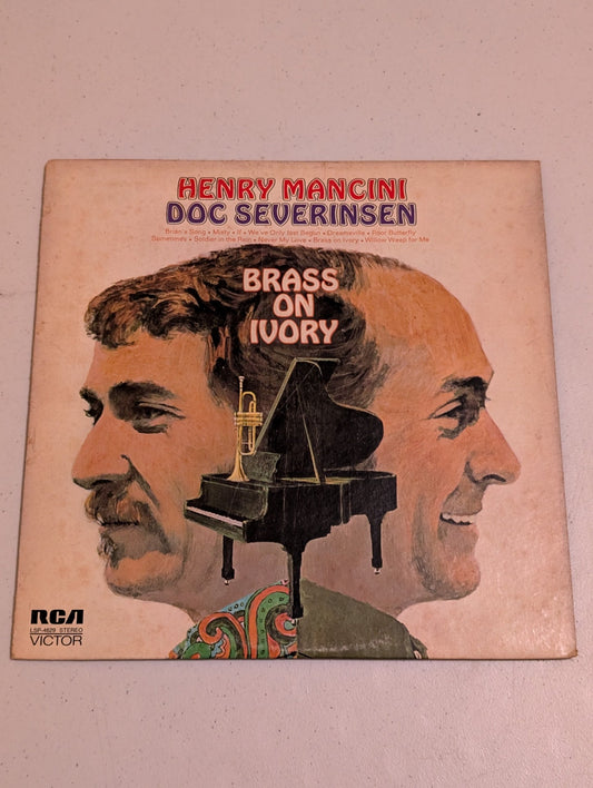 Henry Mancini Doc Severinsen Brass on Ivory RCA 1972 Record Album Vinyl LP