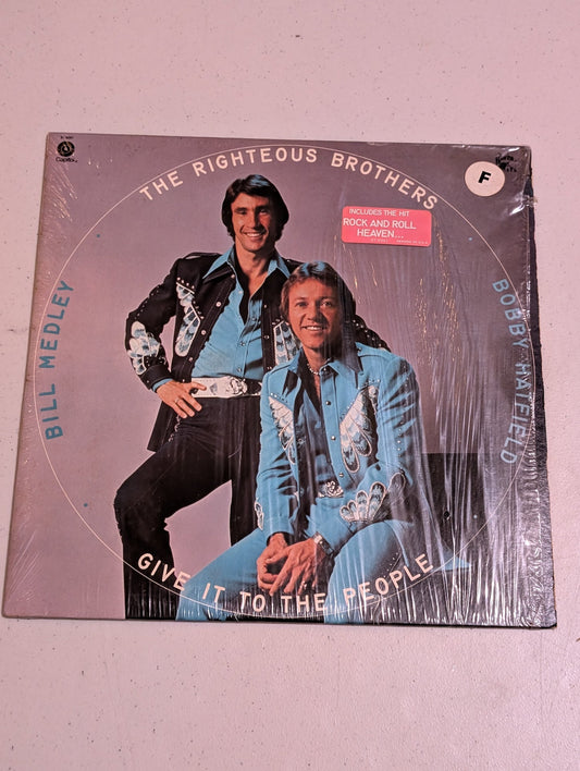 THE RIGHTEOUS BROTHERS Give It To The People 1974 Vinyl LP  (ST-9201)