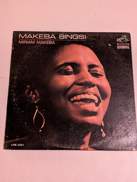 Miriam Makeba LP Makeba Sings! - RCA Victor LPM-3321 (1965) Phono Dynagroove