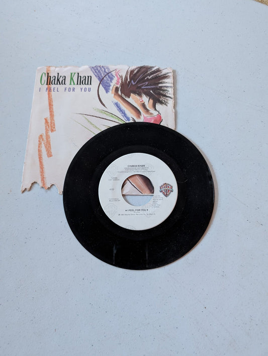 CHAKA KHAN - I FEEL FOR YOU - ORIGINAL WARNER BROS. 45 RPM vinyl