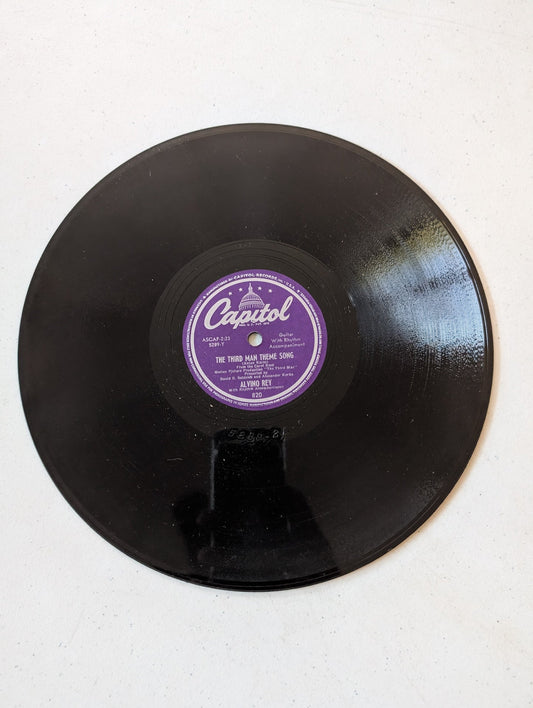Alvino Rey The Third Man Theme Song 78 RPM record