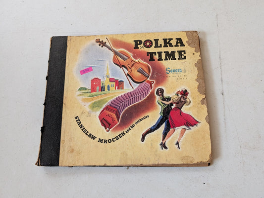 Stanislaw Mroczek Orchestra - Polka Time - 4 x Shellac (10", 78 RPM, Album), 1944 - INCOMPLETE, missing two records