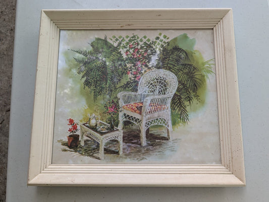 David Solomon - Wicker Chair print