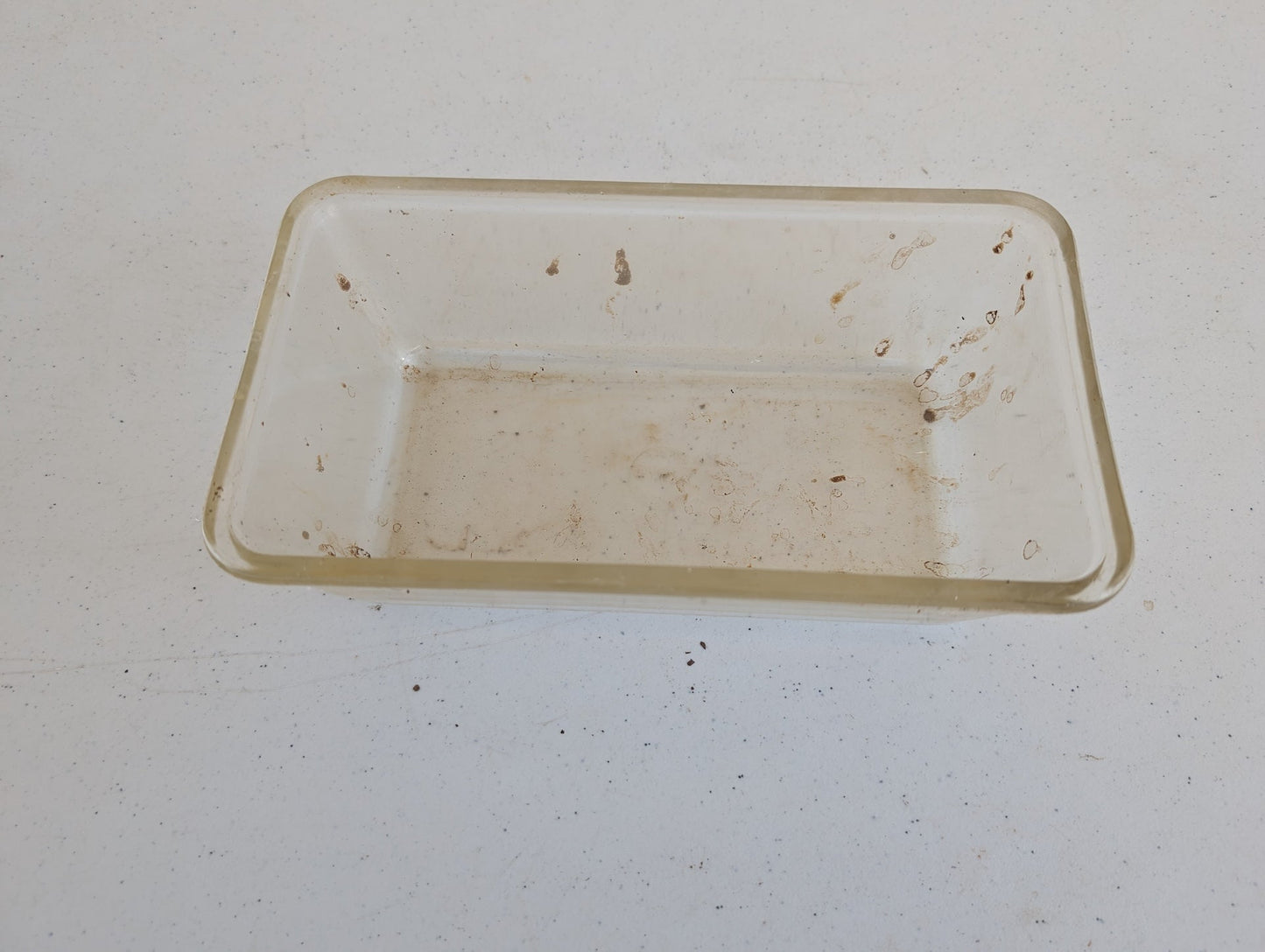 Loaf Pan/Casserole dish - glass vintage Mid-Century