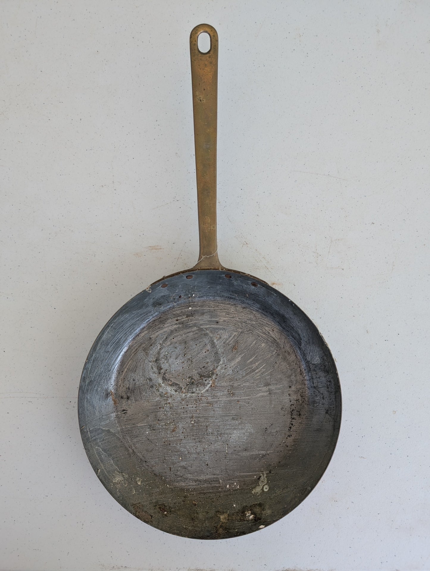 Saute/frying pan - large copper mid century Vintage