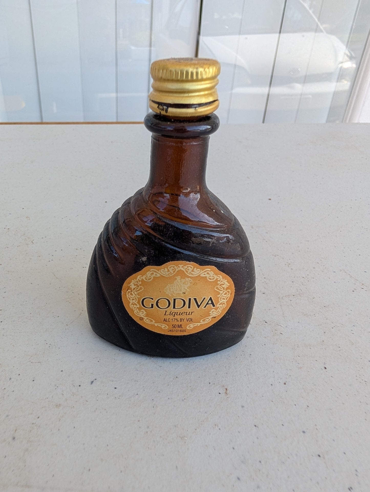 Godiva Vintage Small / Mini Liquor / Liqueur EMPTY Bottles with Lid