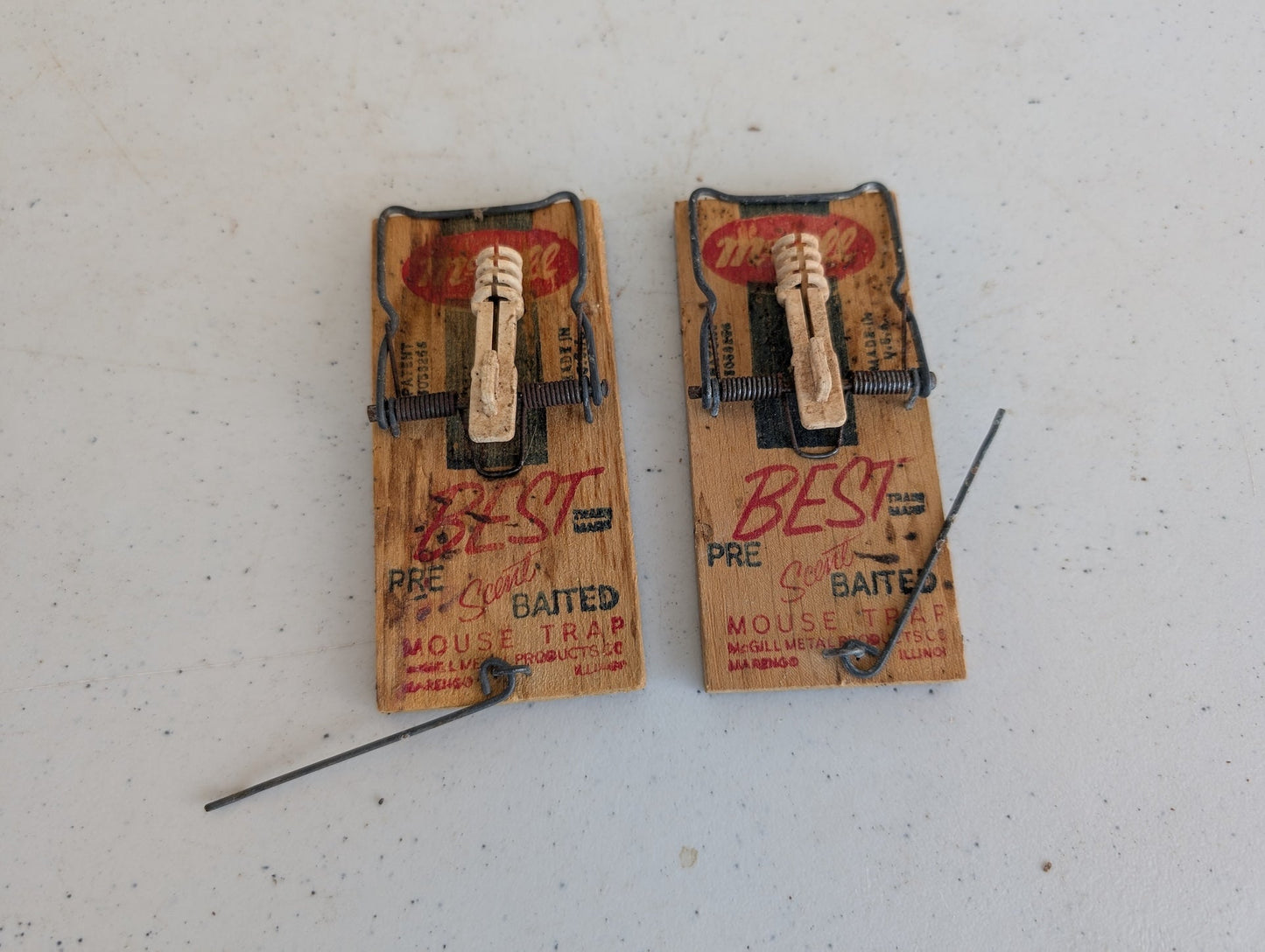 McGill Can't Miss wooden mouse trap - set of two