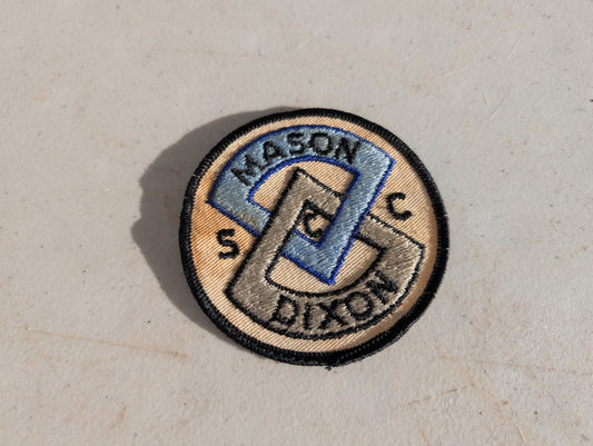 Mason and Dixon's Line PATCH Vintage