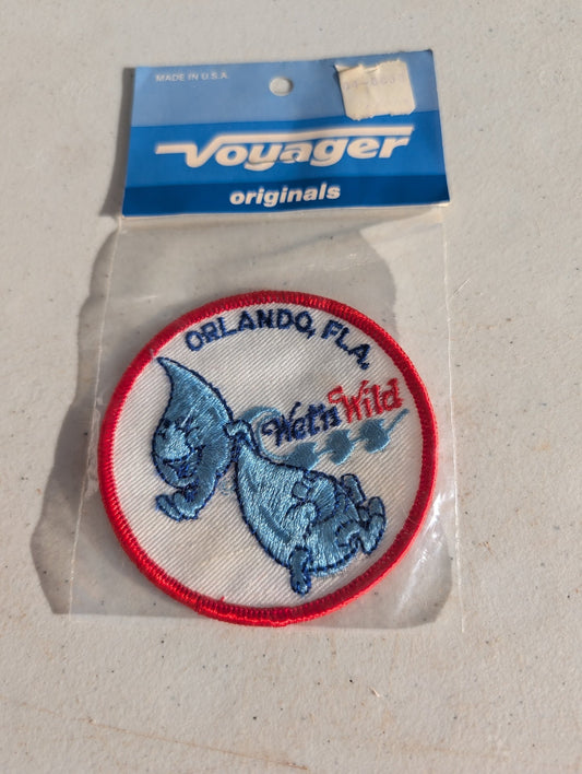 WET 'N WILD Orlando Florida Waterpark Theme Park Generation Embroidered Patch | Defunct Waterpark | Vintage