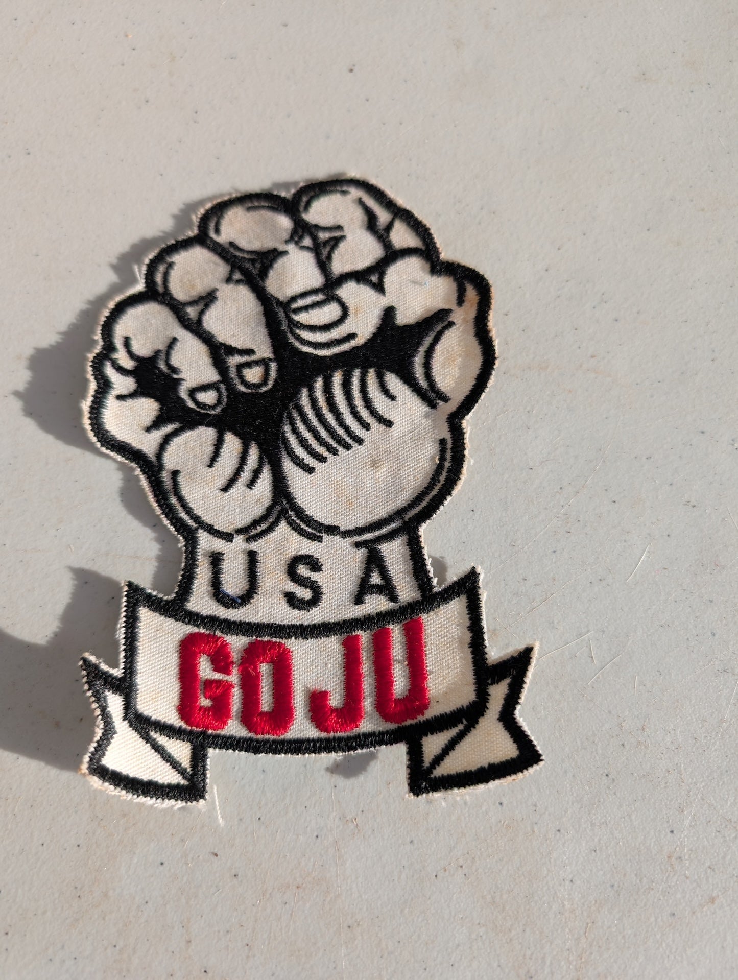 Goju Ryu Karate Embroidered Patch, Martial Arts