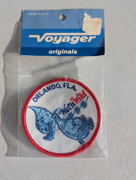 WET 'N WILD Orlando Florida Waterpark Theme Park Embroidered Patch | Defunct Waterpark | Vintage