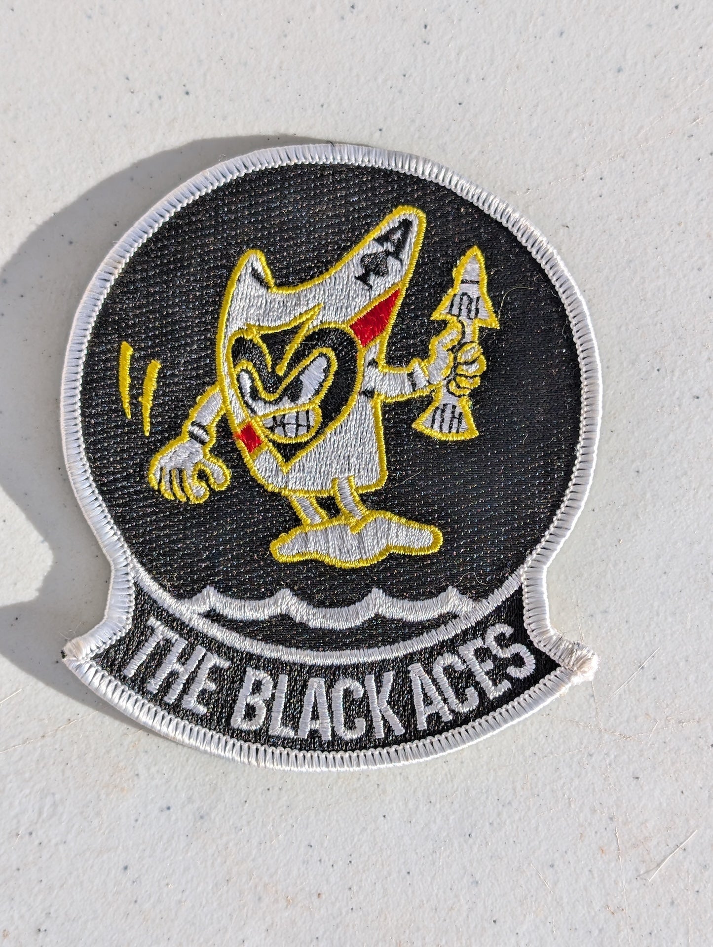 US NAVY Patch VF-41 Black Aces circa 1970 vintage