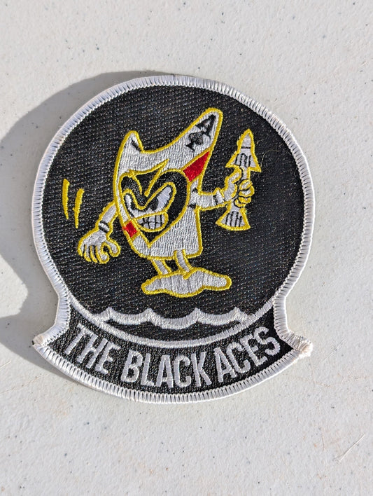US NAVY Patch VF-41 Black Aces circa 1970 vintage