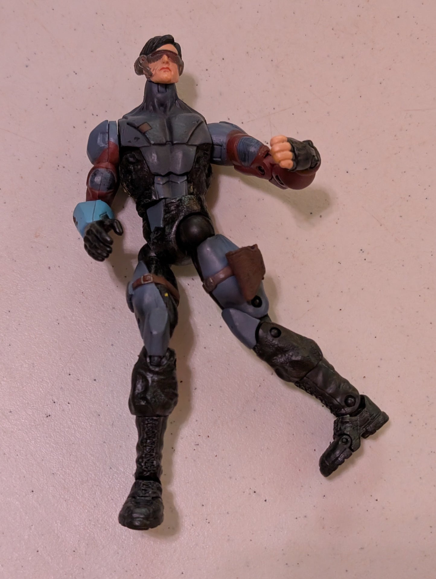 Stealth Cyclops 2006 Toy Biz X-Men  (Vintage, Action Figure, Missing parts/accessories, Collectable, Toy)