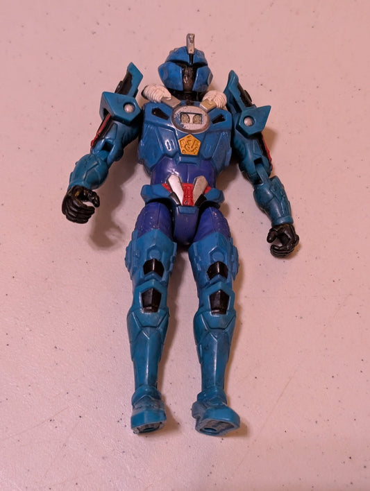 Kamdor Power Rangers Operation Overdrive Figure Mission Response  2007 Blue Toy(Vintage, Action Figure, Missing parts/accessories, Collectable, Toy)
