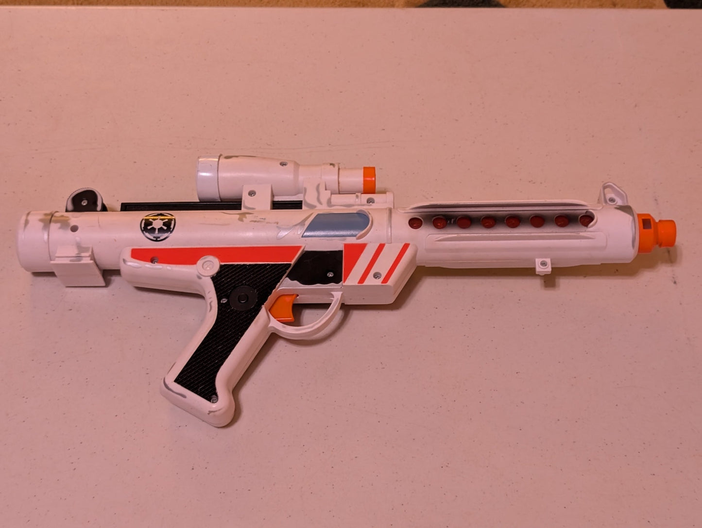 Star Wars 1996 STORMTROOPER BLASTER Rifle - Lucasfilms (Vintage, Missing parts/accessories, Collectable, Toy)