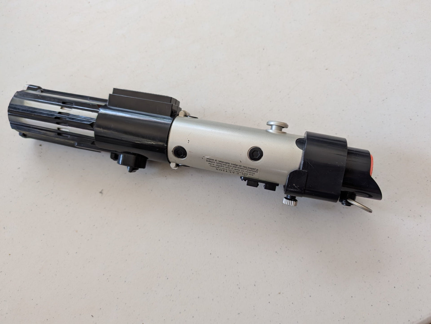 Light Saber Star Wars Spring Loaded  Darth Vader Red 2006 Hasbro(Vintage, Action Figure, Missing parts/accessories, Collectable, Toy)